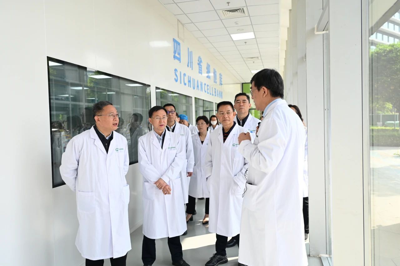 刘旭光率调研组在成都世联康健生物科技有限公司调研